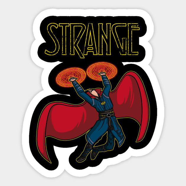 Led Strange Sticker by jasesa